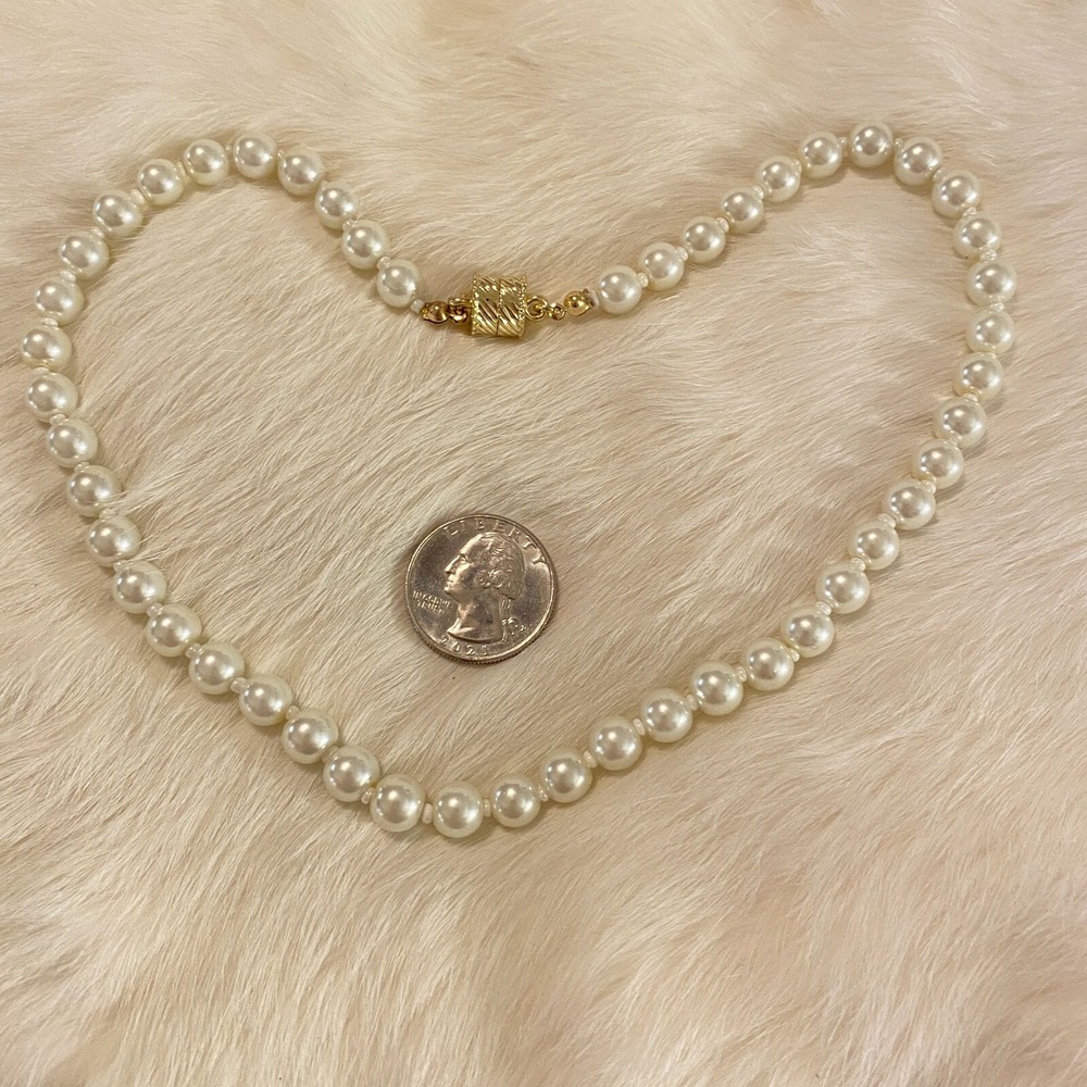 Vtg Regency Formal Glass Bead Necklace‎ Bracelet Rockabilly Retro Romantic 6504 - Picture 8 of 9